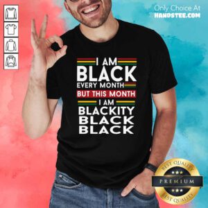 Awesome I Am 0 Black Every Month Shirt - Design by Handstee.com