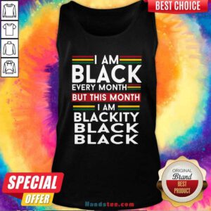Awesome I Am 0 Black Every Month Tank Top - Design by Handstee.com