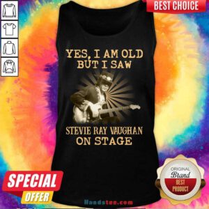 Happy Yes Stevie Ray Vaughan On Stage 2 Tank Top - Design by Handstee.com
