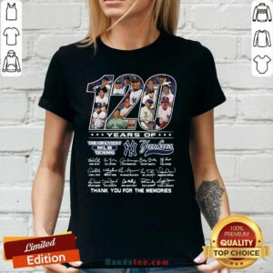 Bored 120 Years Of The Greatest 6 MLB Teams New York Yankees Ladies Tee - Design by Handstee.com