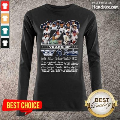 Bored 120 Years Of The Greatest 6 MLB Teams New York Yankees Long-Sleeved - Design by Handstee.com