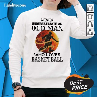 Confident An Old Man Who Loves Basketball 5 Sweater