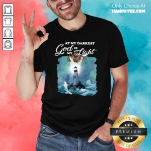 Confident At My Darkest 7 God Is My Light Shirt - Design by Handstee.com