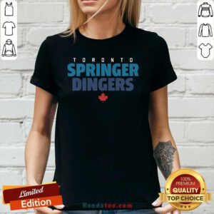 Confident Toronto Springer Dingers 9 Ladies Tee