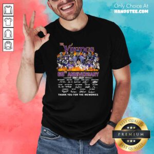 Confused The Vikings 60th Anniversary 1961 2021 Shirt