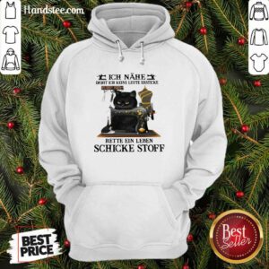 Cute 11 Black Cat Ich Stoff Hoodie - Design by Handstee.com