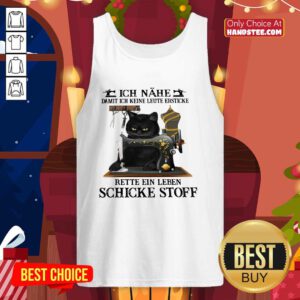 Cute 11 Black Cat Ich Stoff Tank Top - Design by Handstee.com