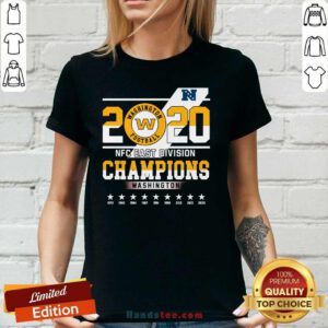 Cute 2020 Washington Football Nfc East V-neck - Design by Handstee.com