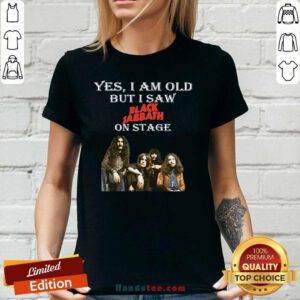 Cute Black Sabbath On Stage 15 V-neck - Design by Handstee.com