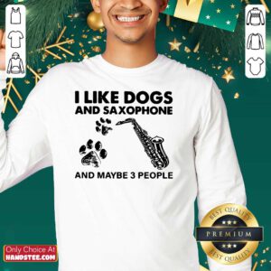 Cute I Like 4 Dogs Saxophone SweatShirt - Design by Handstee.com
