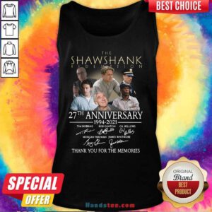 Cute The Shawshank Redemption 27th Tank Top - Design by Handstee.com