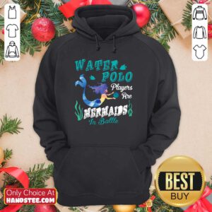 Cute Water Polo Mermaids In Battle 2 Hoodie - Design by Handstee.com