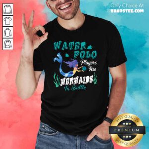 Cute Water Polo Mermaids In Battle 2 Shirt - Design by Handstee.com