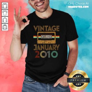 Delighted Born January 11th Birthday Shirt - Design By Handstee.com