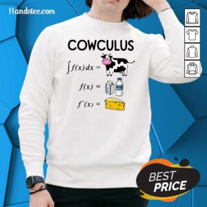 Depressed Cowculus 1 Math Antiderivative Sweater - Design by Handstee.com