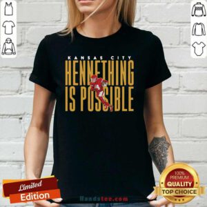 Ecstatic Kansas City Chiefs Chad Henne Hennething 2 Ladies Tee