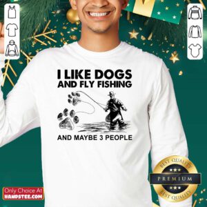 Funny 6 I Like Dogs And Fishing SweatShirt - Design by Handstee.com