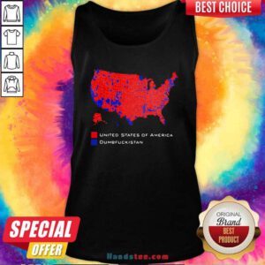 Funny Republican Version United States America Vs. Dumbfuckistan Tank Top