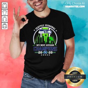 Funny Seattle Seahawks Nfc West Division Champions 2020 Shirt - Design by handstee.com