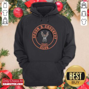 Funny Spoon And Crockpot Hilling Tomorrows Trophy Today Club Hoodie - Design by handstee.com
