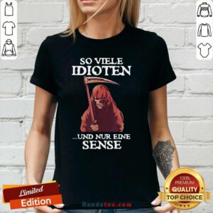 Good Death So Viele 7 Sense V-neck - Design by Handstee.com