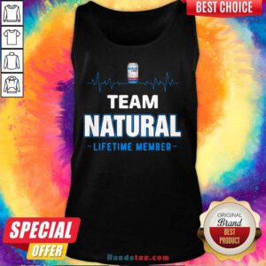 Good Team Natural Lifetime Member 77 Tank Top - Design by Handstee.com