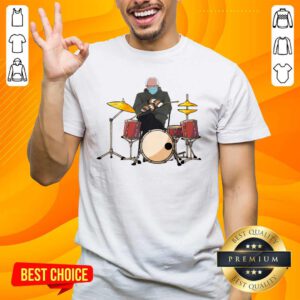 Great Bernie Sanders Drum Mittens Sitting 8 Shirt