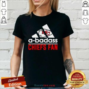 Great Chiefs A-Badass Chiefs Fan 2 Ladies Tee - Design By Handstee.com