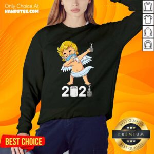 Great Cupid In A Mask Valentines 2021 Sweater - Design By Handstee.com