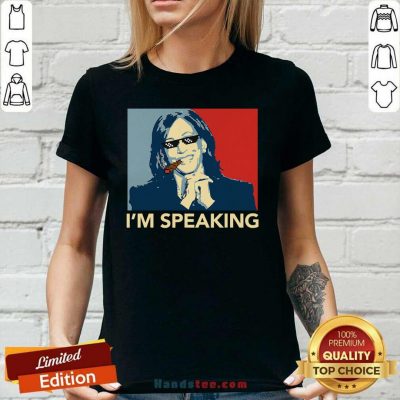 Great Im Speaking Funny Kamala Harris 2 Ladies Tee - Design By Handstee.com
