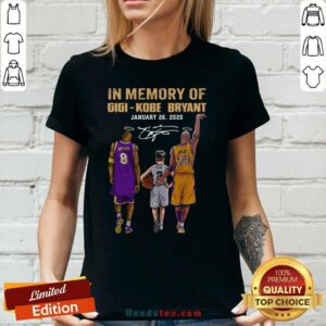 Great In Memory Of Gigi Kobe Bryant January 26 2021 Ladies Tee - Design By Handstee.com