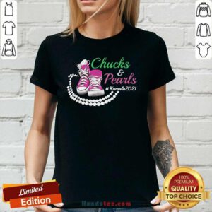 Great Kamala Harris Chucks And Pearls Aka 1908 Converse Ladies Tee