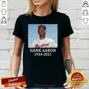 Great Rip Hank Aaron Atlanta Braves 1 Ladies Tee - Design By Handstee.com