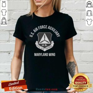 Great US Air Maryland Wing 2 Ladies Tee - Design By Handstee.com