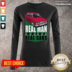 Happy 2 Real Man Drive Real Cars Red Long-Sleeved
