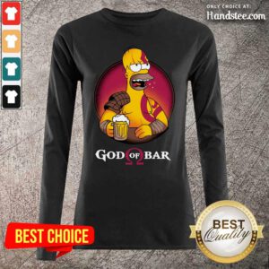 Happy Homero Simpson God Of Bar 4 Long-Sleeved