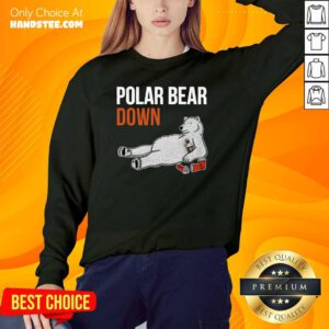 Happy Polar Bear Down 2021 Sweater - Design By Handstee.com