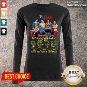 Happy The BigBang Theory 14th Anniversary 2007 2021 Long-Sleeved