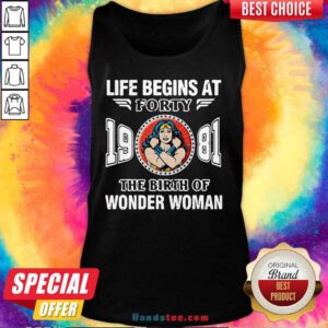 Hot 1981 Wonder Woman Tank Top - Design by Handstee.com