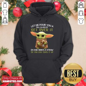 Hot Baby Yoda Pour A Tall Glass 65 Hoodie - Design by Handstee.com