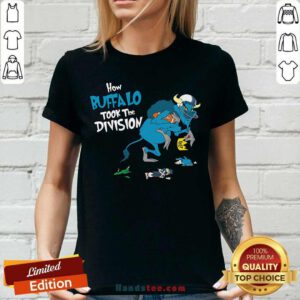 Hot Buffalo Took 29 The Division V-neck - Design by Handstee.com