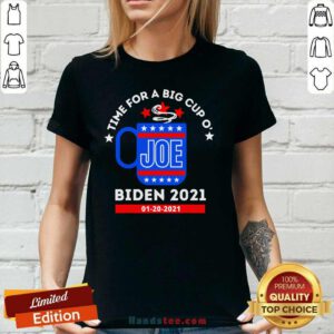 Hot For Joe Biden 2021 Inauguration V-neck - Design by Handstee.com