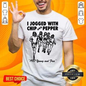 Hot I Jogged With Chip Pepper 1987 Shirt - Design by Handstee.com