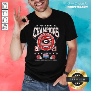 Hot Peach Champions Georgia Bulldogs 23 Shirt - Design by Handstee.com