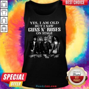 Hot Saw 8 Guns N Roses On Stage Tank Top - Design by Handstee.com