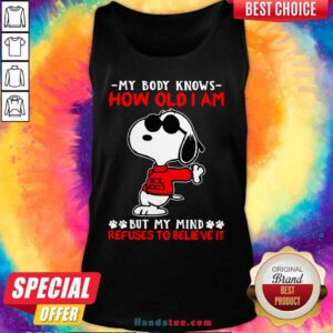 Hot Snoopy How Old I Am 11 Tank Top - Design by Handstee.com