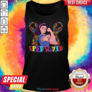 Hot Sped Squad Autism Education 15 Tank Top - Design by Handstee.com