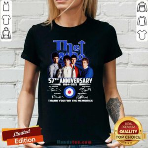 Hot The Who 57th Anniversary V-neck - Design by Handstee.com