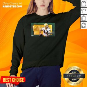 Hurt Aaron Rodgers MVP Football Writers Of America 2021 Sweater