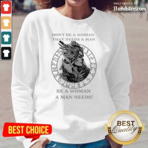 Hurt Valkyrie Tattoo That Needs A Man Be A Woman A Man 2 Long-Sleeved